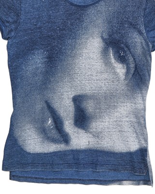 Lot 109 - A Vivienne Westwood blue cotton 'Marlene' ensemble, 'Always on Camera' collection, Autumn-Winter 1992-93
