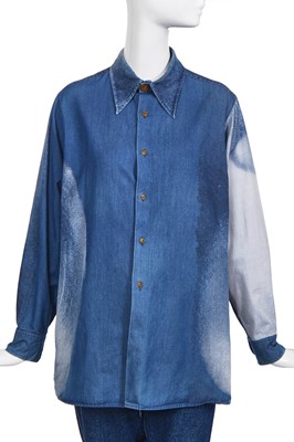 Lot 108 - A Vivienne Westwood 'Marlene' cotton ensemble, 'Always on Camera' collection, Autumn-Winter 1992-93