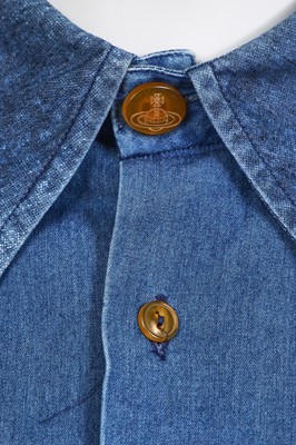 Lot 108 - A Vivienne Westwood 'Marlene' cotton ensemble, 'Always on Camera' collection, Autumn-Winter 1992-93