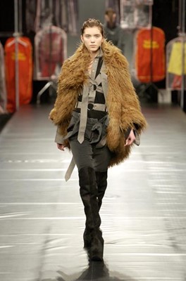 Lot 97 - A Vivienne Westwood faux-fur coat, 'Exhibition' collection, Autumn-Winter 2004-05