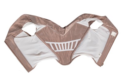 Lot 98 - A Vivienne Westwood pink-gold shot silk corset and skirt ensemble, 2000s
