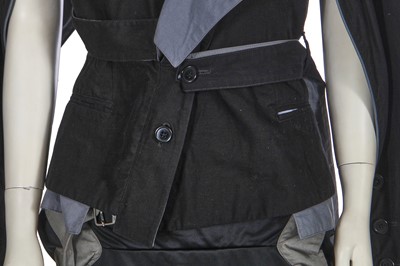 Lot 114 - A Vivienne Westwood black and blue dress and jacket, 'Street Theatre' collection, Spring-Summer 2003