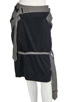 Lot 114 - A Vivienne Westwood black and blue dress and jacket, 'Street Theatre' collection, Spring-Summer 2003