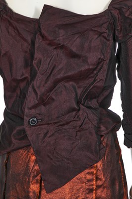 Lot 119 - A Vivienne Westwood taffeta corset blouse and skirt, 2000s