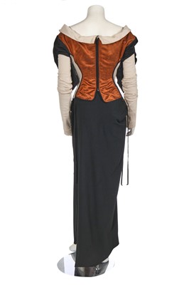 Lot 120 - A Vivienne Westwood silk and cotton corset top, 'Street Theatre' collection, Spring-Summer 2003