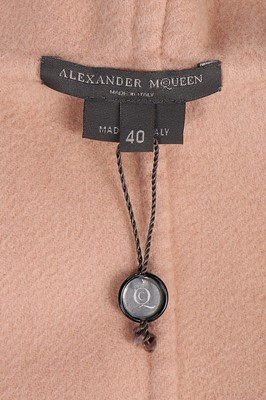 Lot 25 - An Alexander McQueen pale pink cashmere coat, '...