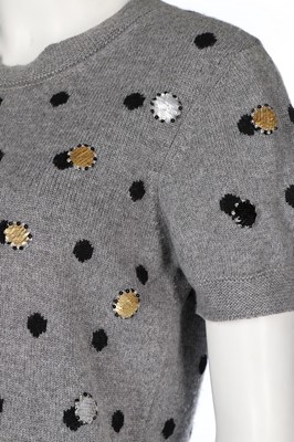 Lot 66 - A Chanel black tweed jacket, 2005, labelled,...