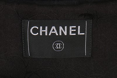 Lot 66 - A Chanel black tweed jacket, 2005, labelled,...