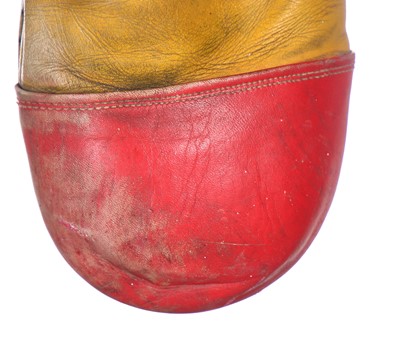 Lot 188 - A rare pair of Mr Freedom winged leather boots, designed by Jim O'Connor, 1970