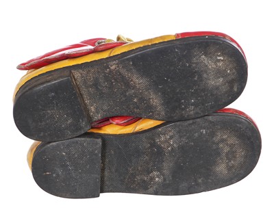 Lot 188 - A rare pair of Mr Freedom winged leather boots, designed by Jim O'Connor, 1970