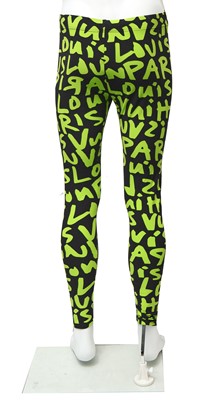 Lot 29 - A Pair of Louis Vuitton by Marc Jacobs men's polyamide leggings, 2009