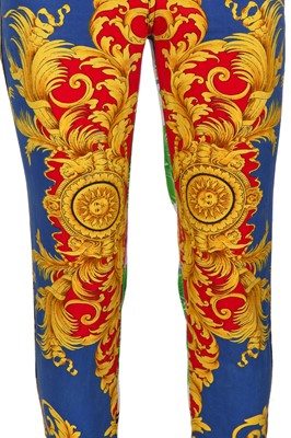 Lot 7 - A Versace printed cotton ensemble, 2000s-2010s
