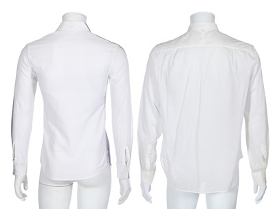 Lot 8 - Two Alexander McQueen men's cotton shirts, 2010s