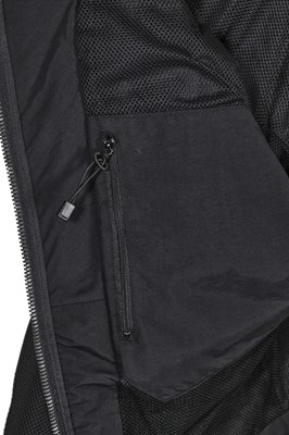 Lot 47 - An Issey Miyake men's black polyester and mesh inflatable jacket, Spring-Summer 2001