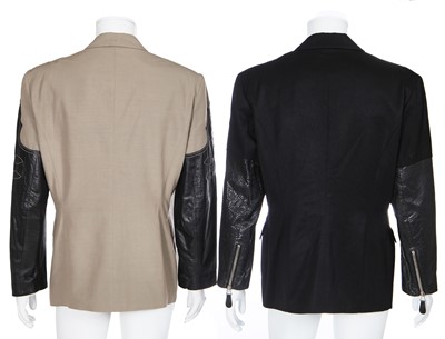 Lot 83 - Four John Richmond men's jackets, late 1980s-mid 1990s