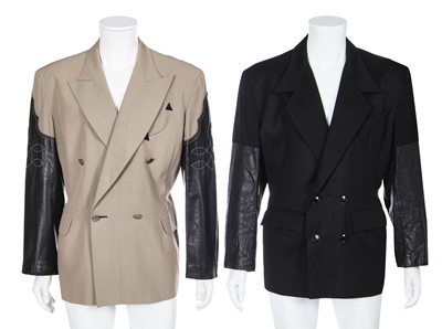 Lot 83 - Four John Richmond men's jackets, late 1980s-mid 1990s