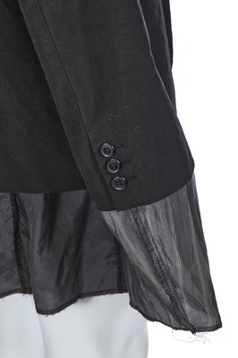 Lot 46 - A Comme des Garçons men's black wool jacket, Spring-Summer 2014