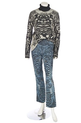 Lot 306 - A Jean Paul Gaultier tribal tattoo ensemble, 1990s-2000s