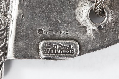 Lot 102 - A Jean Paul Gaultier sterling silver corset belt, probably 1990s