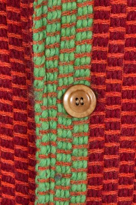 Lot 41 - A Yohji Yamamoto men's multicoloured wool coat, circa 2000