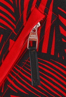 Lot 5 - A Louis Vuitton by Kim Jones men's printed red parka, Autumn-Winter 2015-16