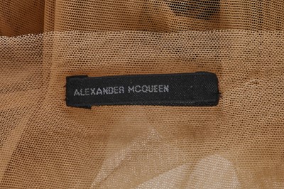 Lot 78 - An Alexander McQueen embroidered mesh top, circa 1997-1998