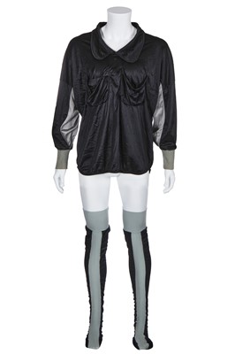 Lot 151 - A Westwood/McLaren sports-inspired ensemble, 'Hypnos' collection, Spring-Summer, 1984
