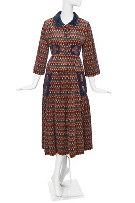 Lot 220 - A Bill Gibb embroidered velvet ensemble, early 1970s