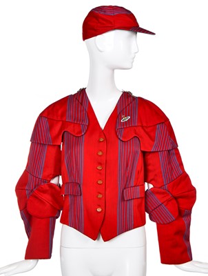 Lot 217 - A Vivienne Westwood armour ensemble, 'Time Machine' collection, Autumn-Winter 1988-89