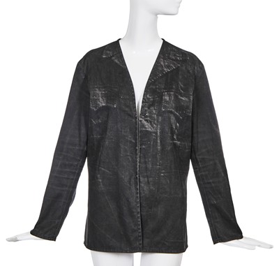 Lot 233 - A Maison Martin Margiela trompe-l'œil printed cotton jacket, Spring-Summer 1996