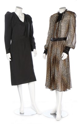 Lot 219 - A group of mainly black designer dresses and...