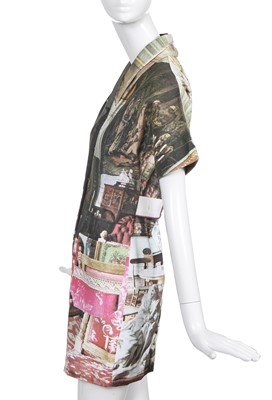 Lot 112 - A Vivienne Westwood printed denim dress, 'Salon' collection, Spring-Summer 1992