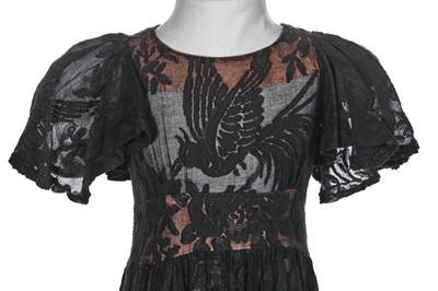 Lot 490 - A rare Biba girl's lace dress, circa 1973