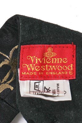Lot 117 - A Vivienne Westwood black satin 'boulle' print corset, 'Portrait' collection