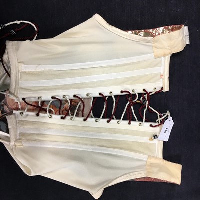 Lot 119 - A Vivienne Westwood printed lycra corset, 'Portrait' collection, Autumn-Winter 1990-91
