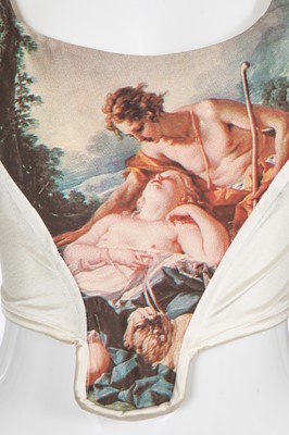 Lot 119 - A Vivienne Westwood printed lycra corset, 'Portrait' collection, Autumn-Winter 1990-91