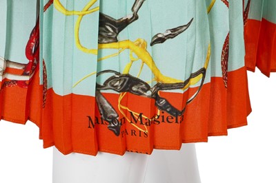 Lot 75 - A Maison Margiela by John Galliano printed silk dress, Autumn-Winter 2020-21