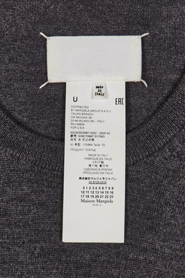 Lot 76 - A Maison Margiela by John Galliano printed wool and silk dress, Autumn-Winter 2020-21