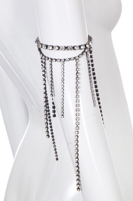 Lot 229 - A Maison Martin Margiela rhinestone brassard, Spring-Summer 2004
