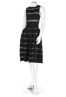 Lot 224 - An Azzedine Alaïa black viscose dress, modern,...