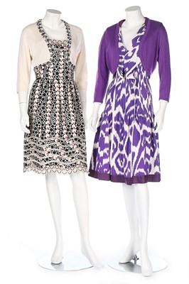 Lot 226 - Five Oscar de la Renta summer dresses, modern,...
