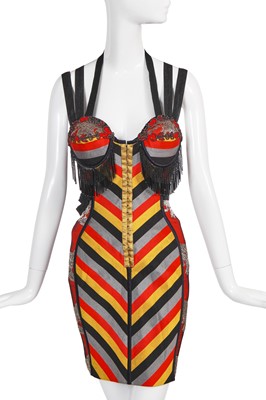 Lot 308 - A Jean Paul Gaultier corset dress, ‘Around the World in 168 Outfits’ collection, Spring-Summer 1989