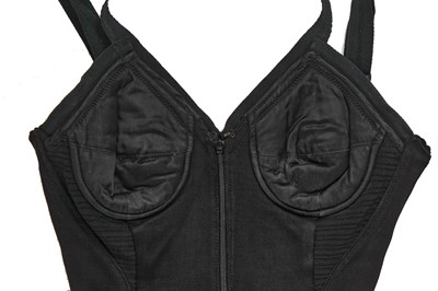 Lot 133 - A Jean Paul Gaultier black sequined viscose playsuit, circa 1990