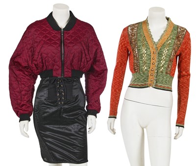 Lot 398 - A Jean Paul Gaultier ensemble, 1980s