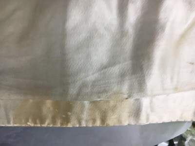 Lot 425 - A gentleman's embroidered pale lilac satin suit, probably French, circa 1780