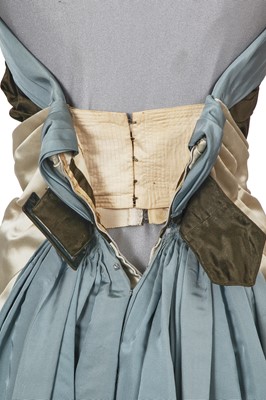 Lot 378 - A Pierre Balmain haute couture tricolour silk sheath, circa 1955