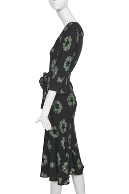 Lot 466 - An Ossie Clark/Celia Birtwell for Radley printed moss crêpe dress, 1970s