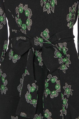 Lot 466 - An Ossie Clark/Celia Birtwell for Radley printed moss crêpe dress, 1970s