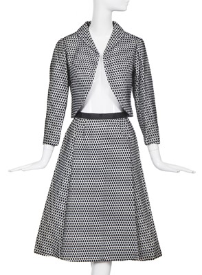Lot 372 - A Christian Dior New York day suit, late 1950- early 1960s