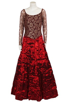 Lot 378 - A Balenciaga ball gown, 1990s